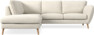 Madison Lux - 2-sits soffa med divan vänster - Vit
