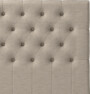 Delux Pikerad XL - Sänggavel, 90-210 cm - Beige
