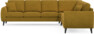 Eden - Hörnsoffa, 3+3-sits - Gul