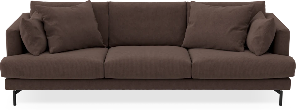 Harper - 4-sits soffa - Brun