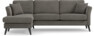 Eden - 2,5-sits soffa med schäslong - Grå