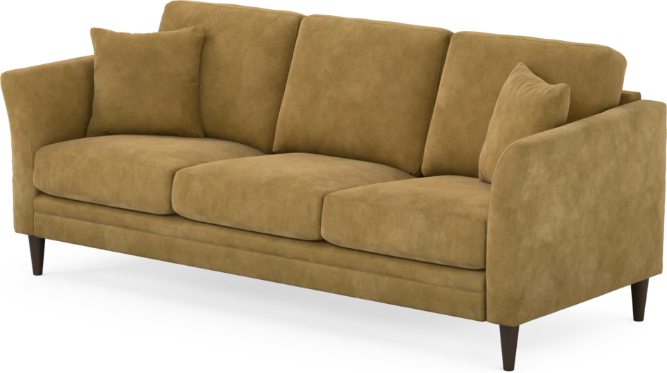 Eden - 3-sits soffa - Gul