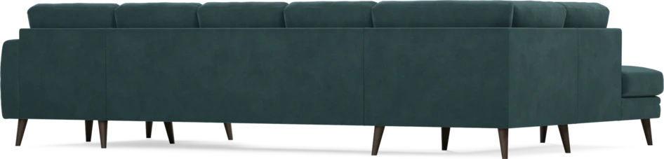 Eden - 3-sits soffa med divan vänster och schäslong höger - Blå
