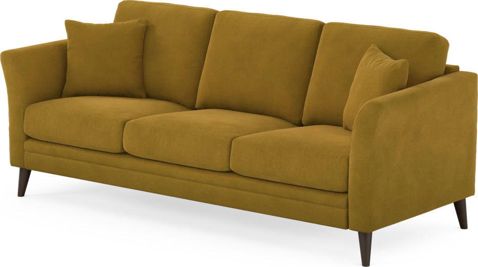 Eden - 3-sits soffa - Gul