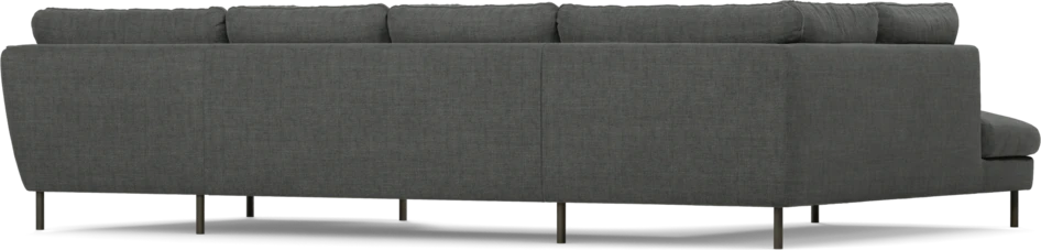 Madison - 2-sits soffa med divan vänster och schäslong höger - Grå