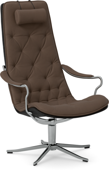 Moore - Fåtölj hög rygg - Grå