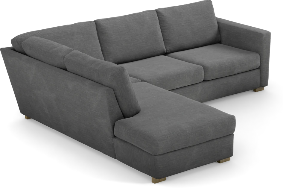 Friday - 2,5-sits soffa med divan vänster - Grå