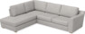 Friday - 2,5-sits soffa med divan vänster - Vit