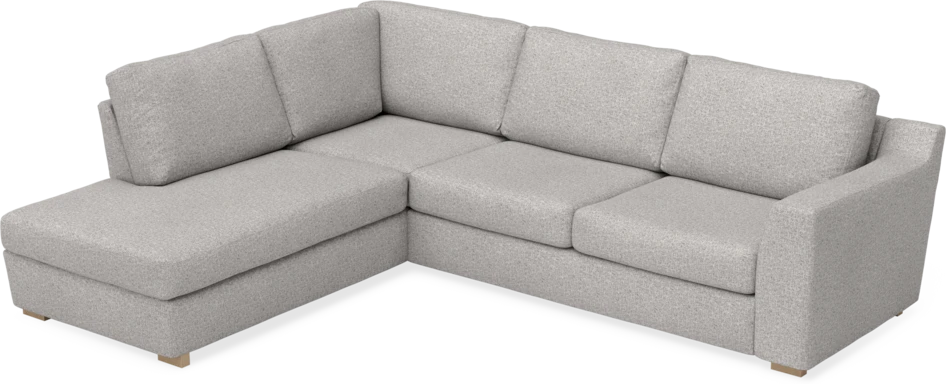 Friday - 2,5-sits soffa med divan vänster - Vit