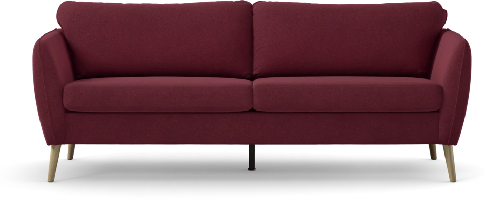 County - 2,5-sits soffa - Röd