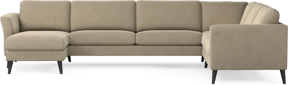 Bridge - Hörnsoffa, 3+2-sits med schäslong vänster - Beige