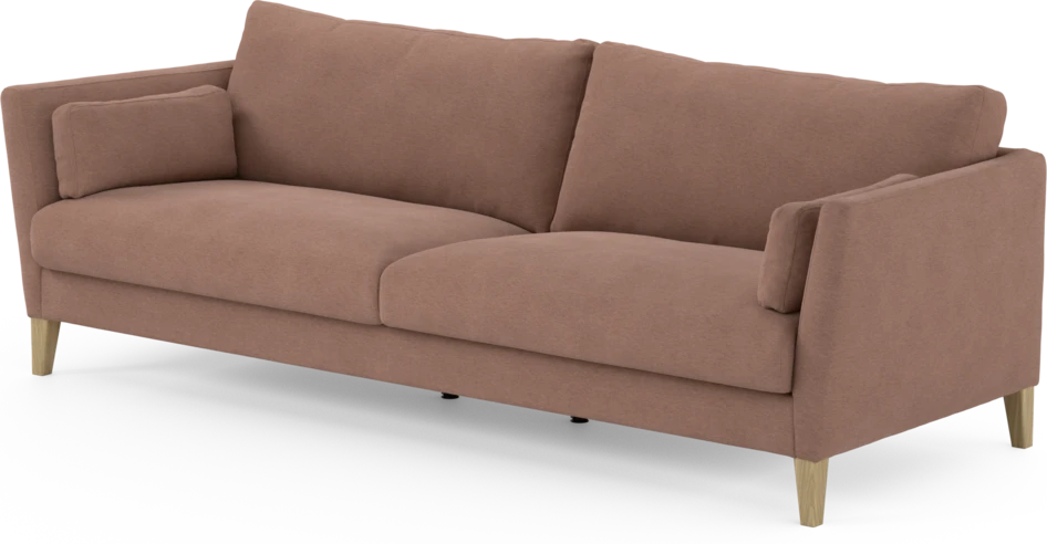 Winston - 4-sits soffa - Rosa