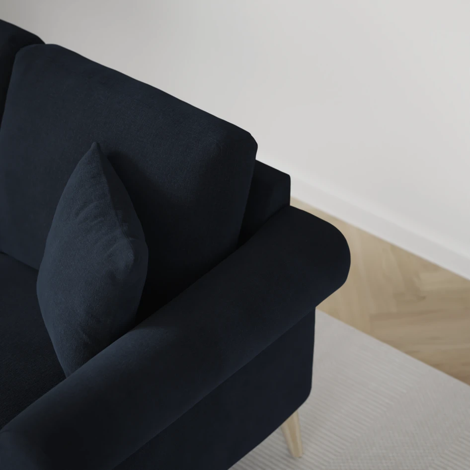 Eden - 3-sits soffa - Blå