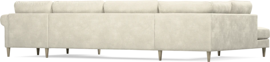 Bridge - 3-sits soffa med divan vänster och schäslong höger - Vit