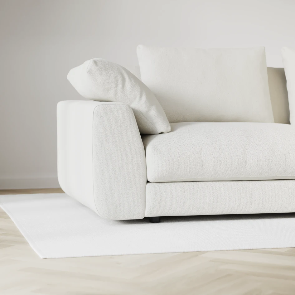 Amie - Bäddsoffa 4-sits - Vit