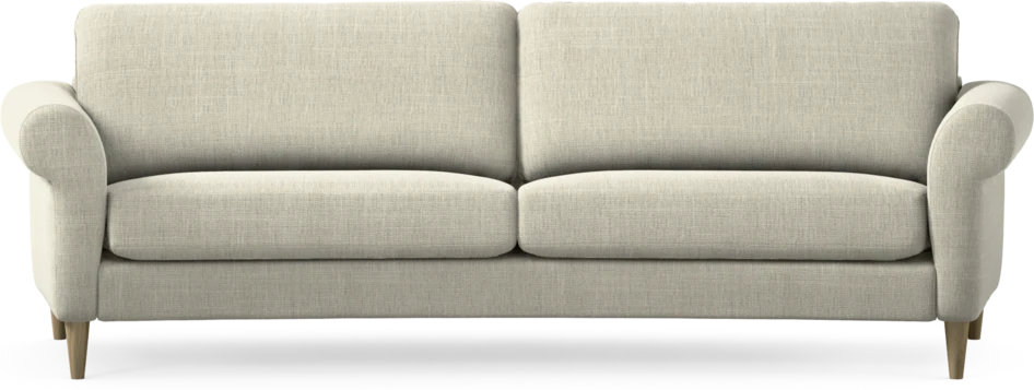 Bridge - 3-sits soffa svängd - Beige
