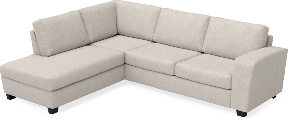 Friday - 2,5-sits soffa med divan vänster - Grå