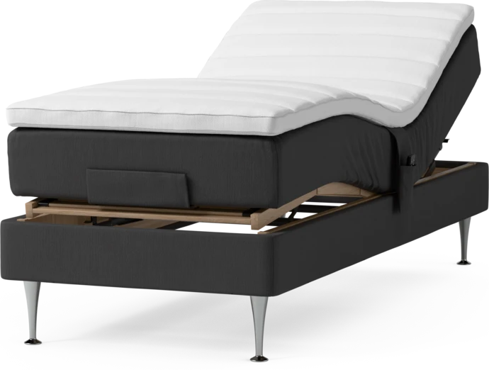 Roma Family, Ställbar säng, enkelsäng med bäddmadrass, B 80-120