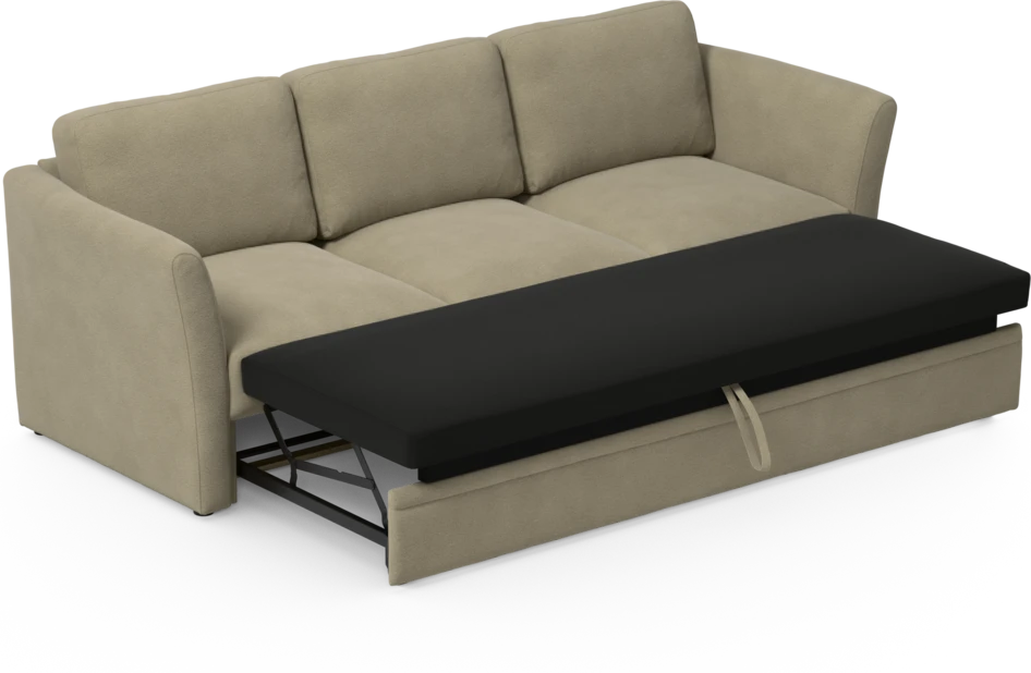 Öland - Bäddsoffa 3-sits, längsbäddad - Beige