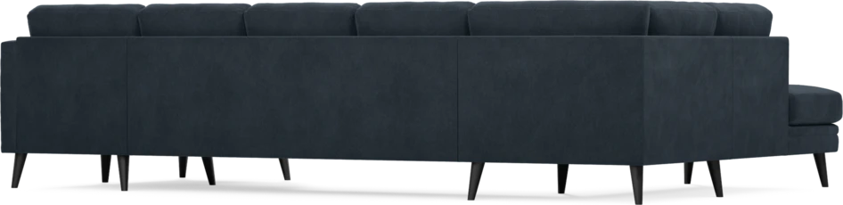 Eden - 3-sits soffa med divan vänster och schäslong höger - Blå