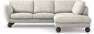 Madison - 2-sits soffa med divan höger - Vit