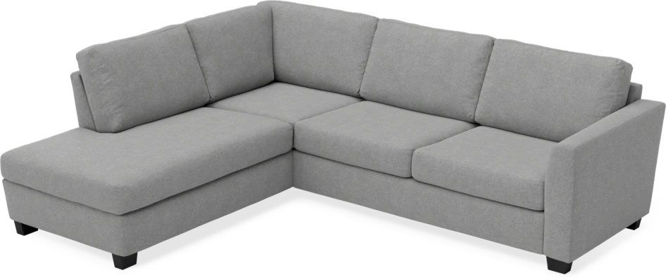 Friday - 2,5-sits soffa med divan vänster - Grå