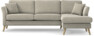 Eden - 2,5-sits soffa med schäslong - Brun