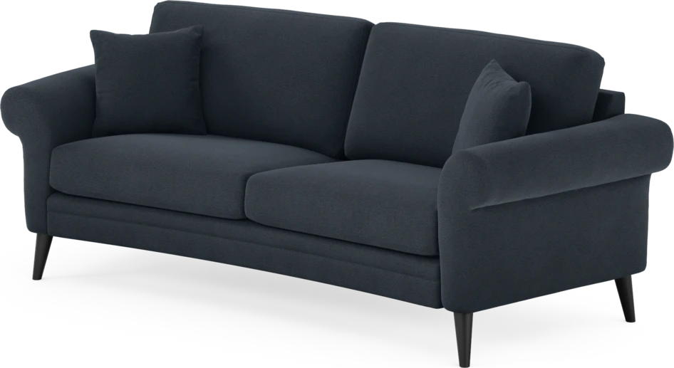 Eden - 2,5-sits soffa svängd - Blå