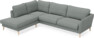 Bridge - 3-sits soffa med divan vänster - Grå