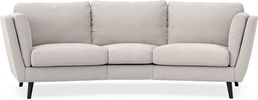 Madison - 3-sits soffa svängd, 70 cm - Grå