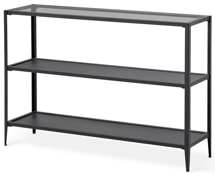 Hyde - Avlastningsbord, B 110 cm - Svart