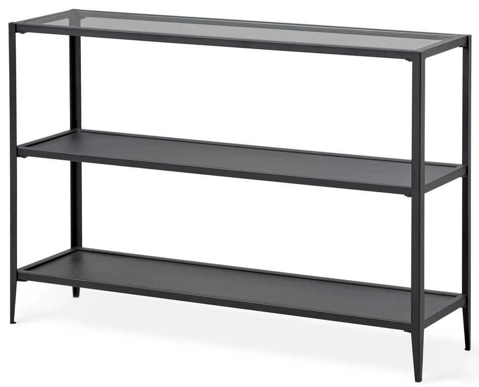 Hyde - Avlastningsbord, B 110 cm - Svart