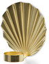 Shell - Väggljusstake, H 10 cm - Gul