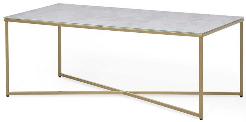 Sabina - Soffbord, L 120 cm - Gul