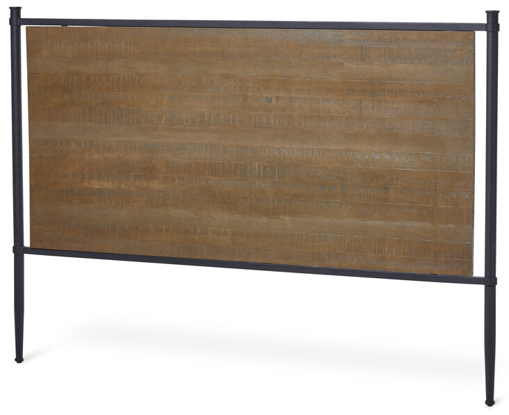 Gamleby - Sänggavel, B 180 cm - Brun