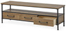 Gamleby - Tv-bänk, B 145 cm - Brun