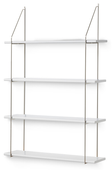 Axel - Vägghylla, B 80 cm - Vit