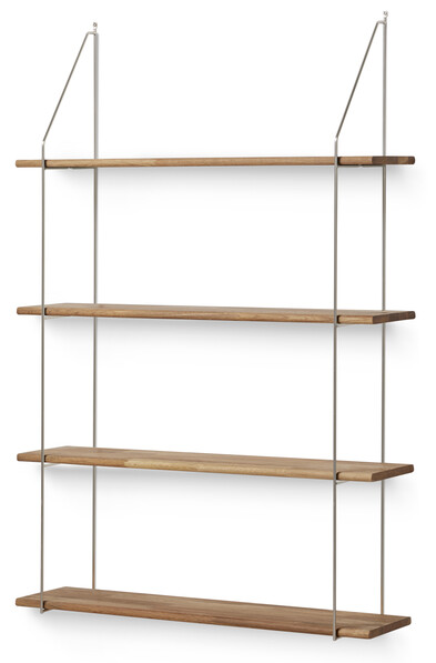 Axel - Vägghylla, B 80 cm - Brun