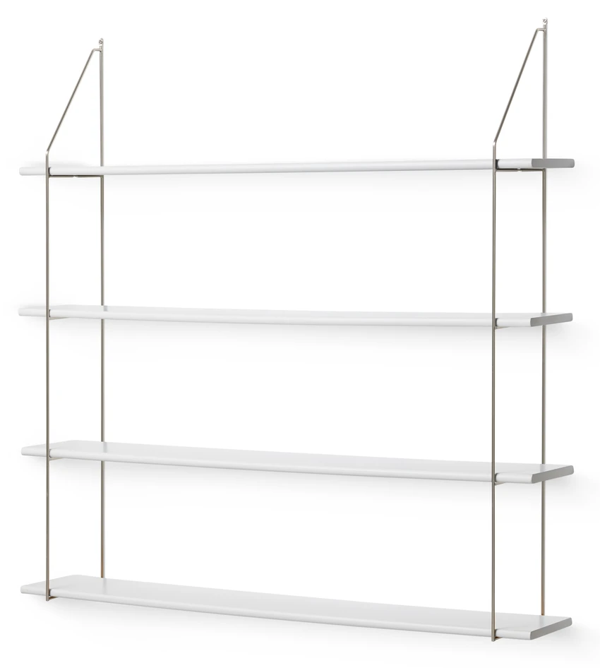 Axel - Vägghylla, B 120 cm - Vit