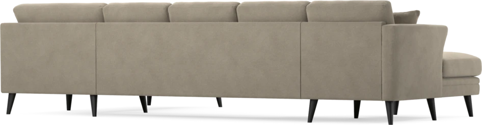 Eden - 3-sits soffa med schäslong vänster och divan höger - Beige