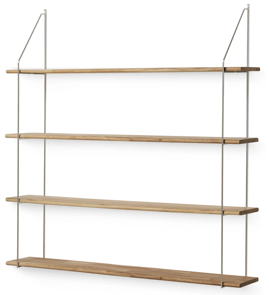 Axel - Vägghylla, B 120 cm - Brun