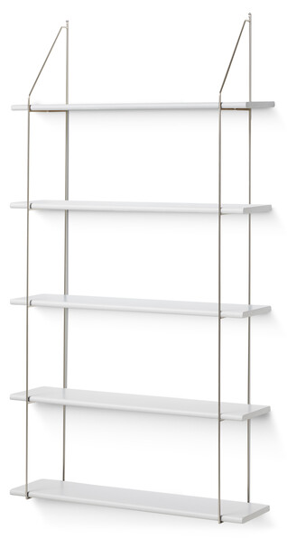 Axel - Vägghylla, 80x21,2x151 cm - Vit