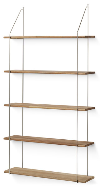 Axel - Vägghylla, B 80 cm - Brun