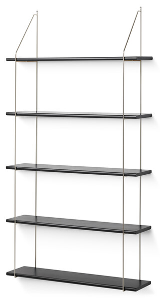 Axel - Vägghylla, B 80 cm - Svart