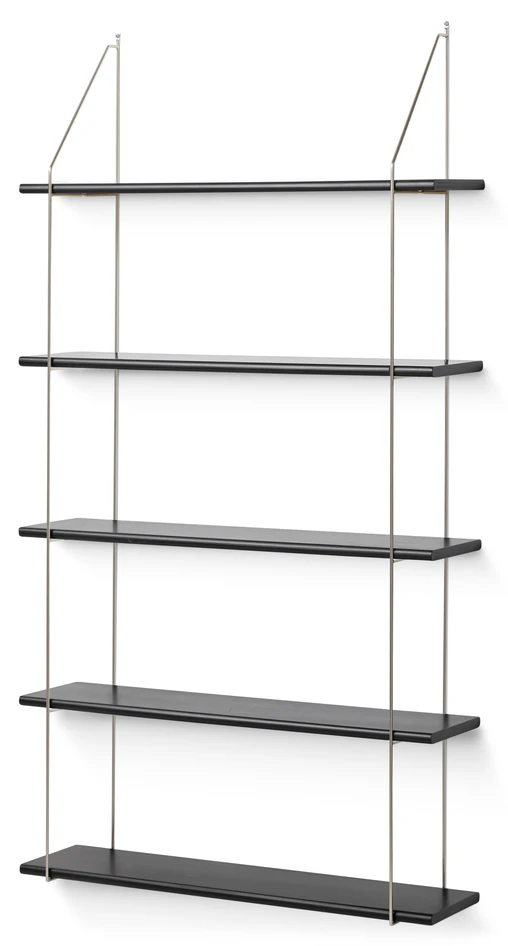 Axel - Vägghylla, B 80 cm - Svart
