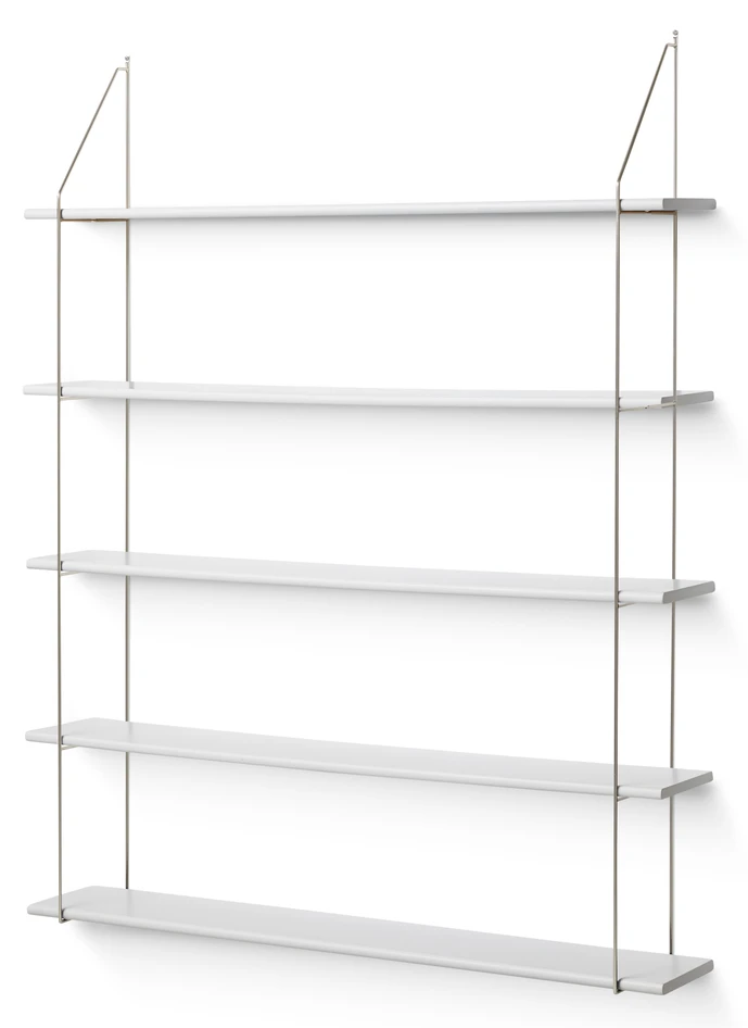 Axel - Vägghylla, B 120 cm - Vit