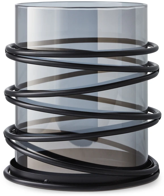 Wire, Ljuslykta, H 15,5 Ø 13,5 cm