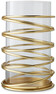Wire - Ljushållare, H 22 cm - Gul