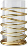 Wire - Ljushållare, H 22 cm - Gul
