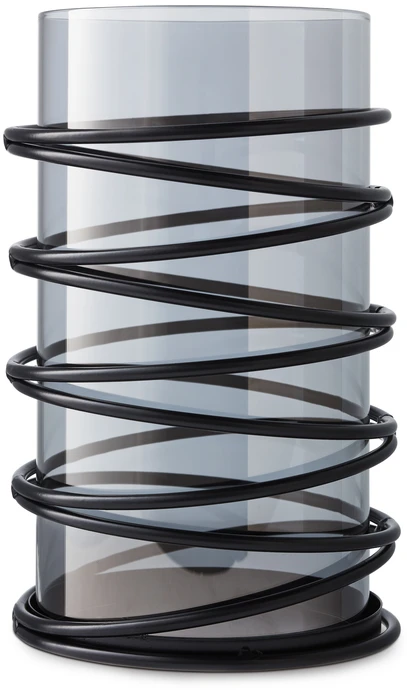 Wire, Ljuslykta, H 22 Ø 13,5 cm